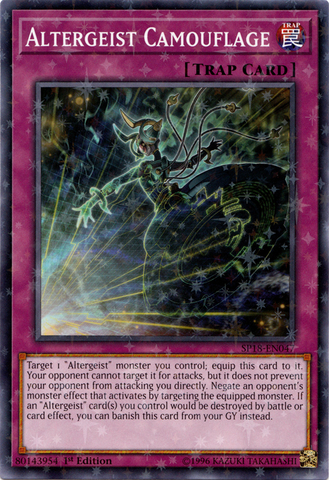 Altergeist Camouflage [SP18-EN047] Starfoil Rare