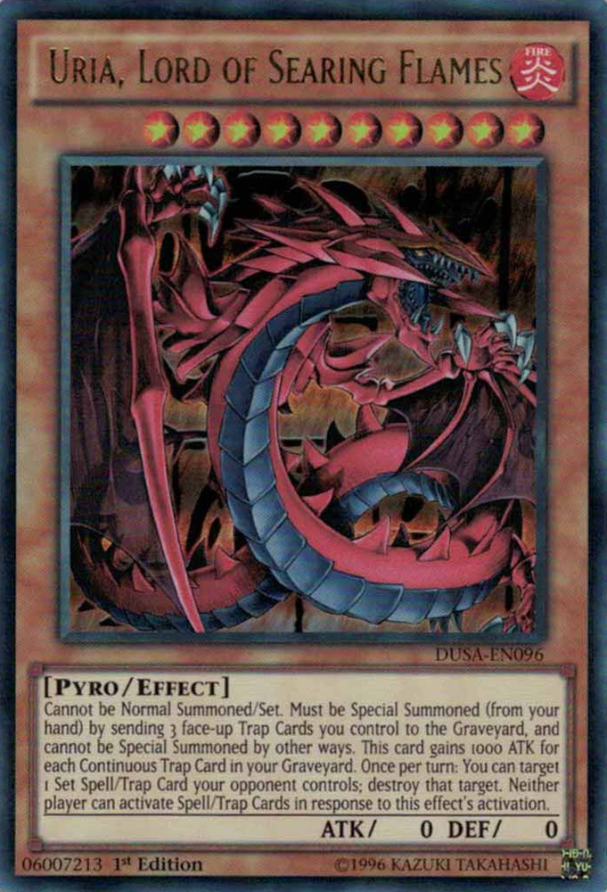 Uria, Lord of Searing Flames [DUSA-EN096] Ultra Rare