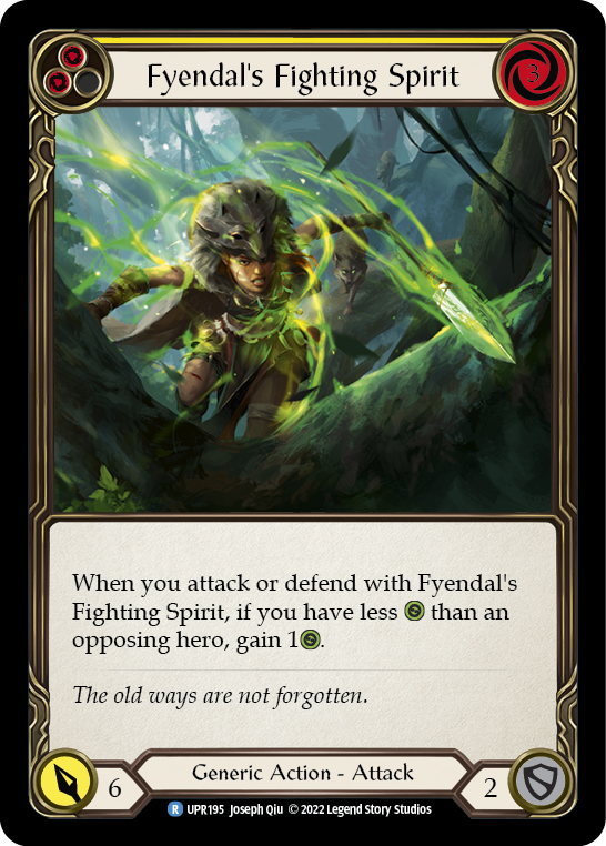 Fyendal's Fighting Spirit (Yellow) [UPR195] (Uprising)