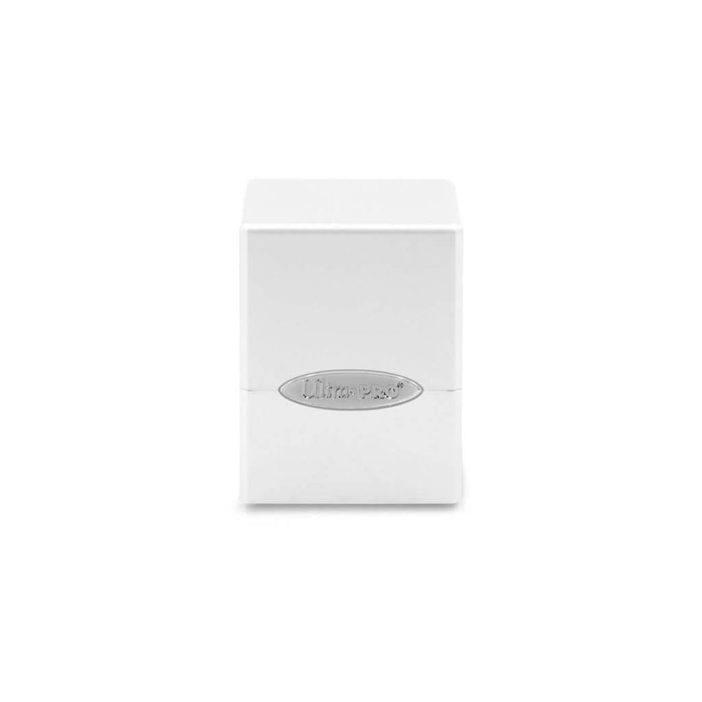 ULTRA PRO DECK BOX Satin Cube - White