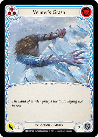 Winter's Grasp (Blue) [ELE162] (Tales of Aria)  1st Edition Normal