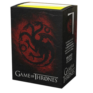 Dragon Shield - Box 100 - Brushed Art - Game of Thrones House Targaryen