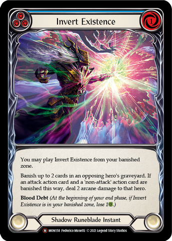 Invert Existence [U-MON158-RF] (Monarch Unlimited)  Unlimited Rainbow Foil