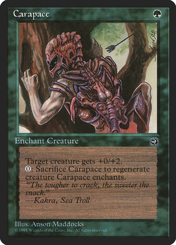 Carapace (Kakra Flavor Text) [Homelands]