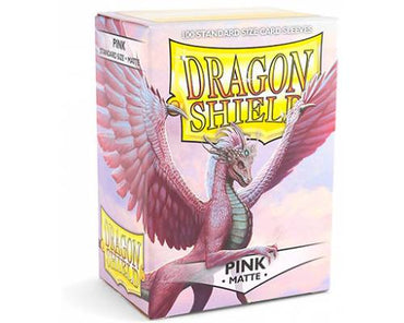 Dragon Shield Sleeves - Box 100 - Pink MATTE