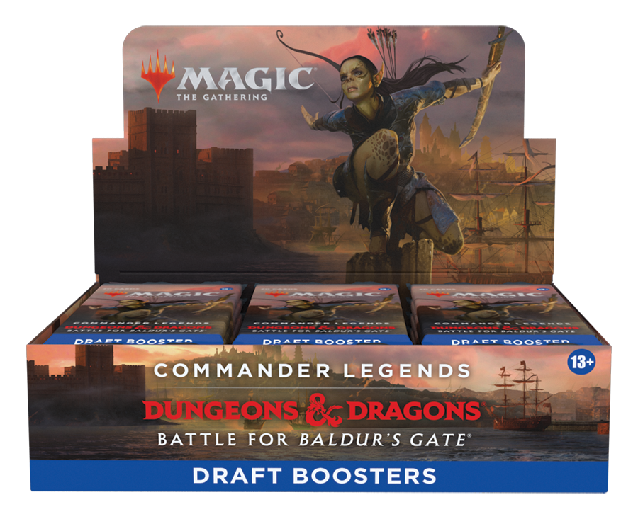 Commander Legends: Battle for Baldur's Gate - Draft Booster Display