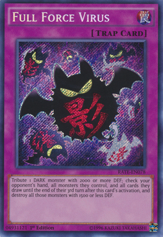 Full Force Virus [RATE-EN078] Secret Rare