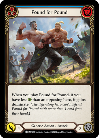 Pound for Pound (Blue) [MON280] (Monarch)  1st Edition Normal