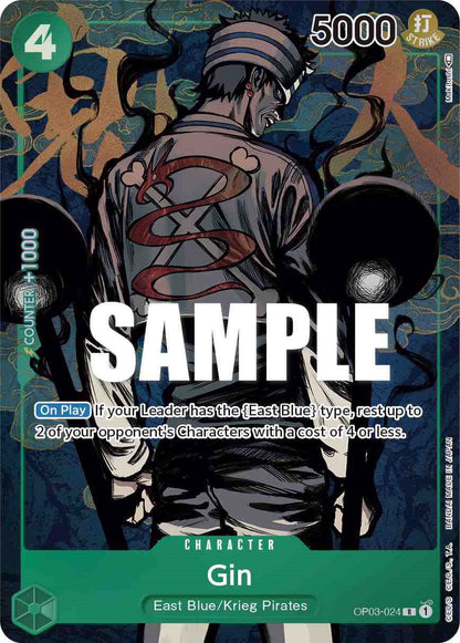 Gin (Alternate Art) (OP03-024) - [Pillars of Strength] Foil