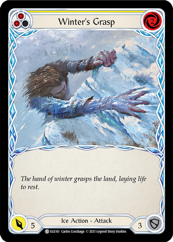 Winter's Grasp (Yellow) [ELE161] (Tales of Aria)  1st Edition Normal