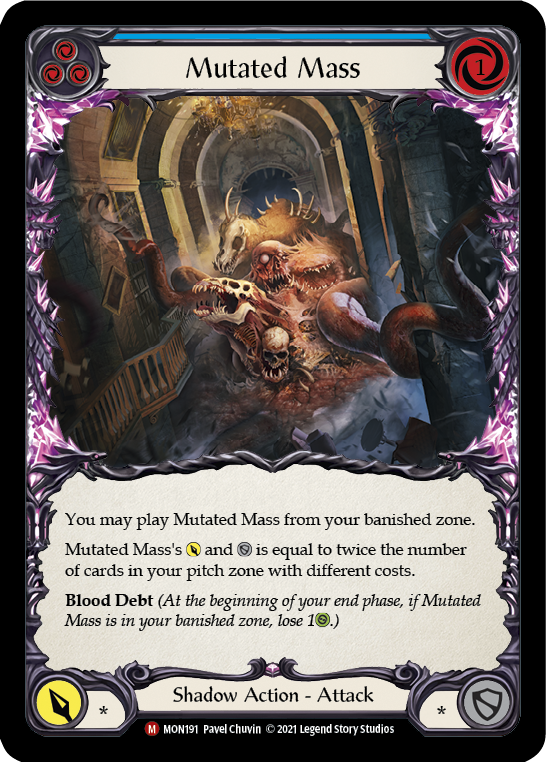 Mutated Mass [MON191-RF] (Monarch)  1st Edition Rainbow Foil