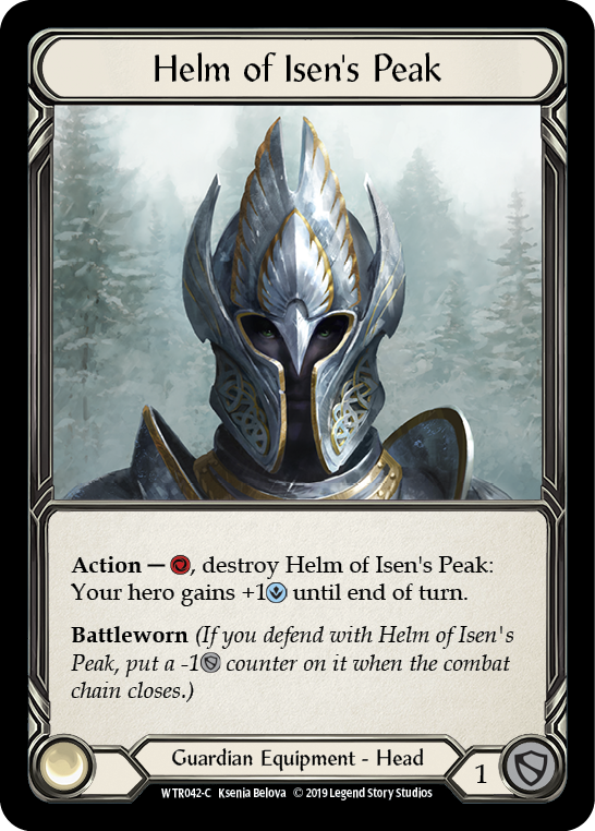 Helm of Isen's Peak [WTR042-C] (Welcome to Rathe)  Alpha Print Normal