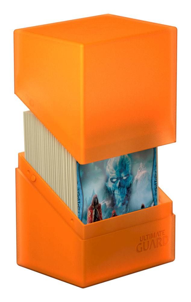 Ultimate Guard Boulder Deck Case 80+ Standard Size Orange Deck Box