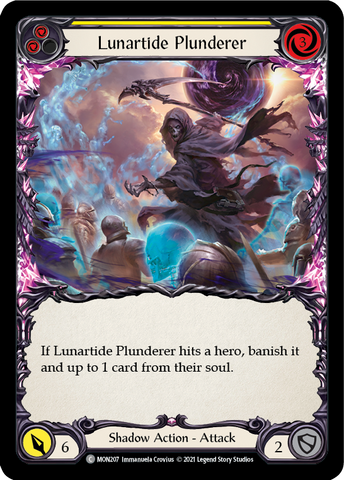 Lunartide Plunderer (Yellow) [MON207] (Monarch)  1st Edition Normal