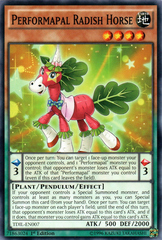 Performapal Radish Horse [TDIL-EN007] Common