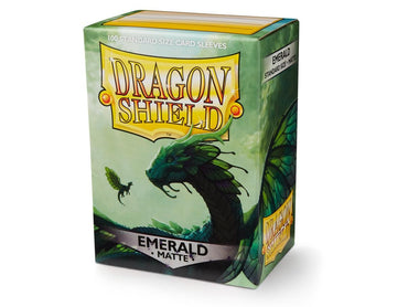 Dragon Shield Sleeves - Box 100 - Emerald MATTE