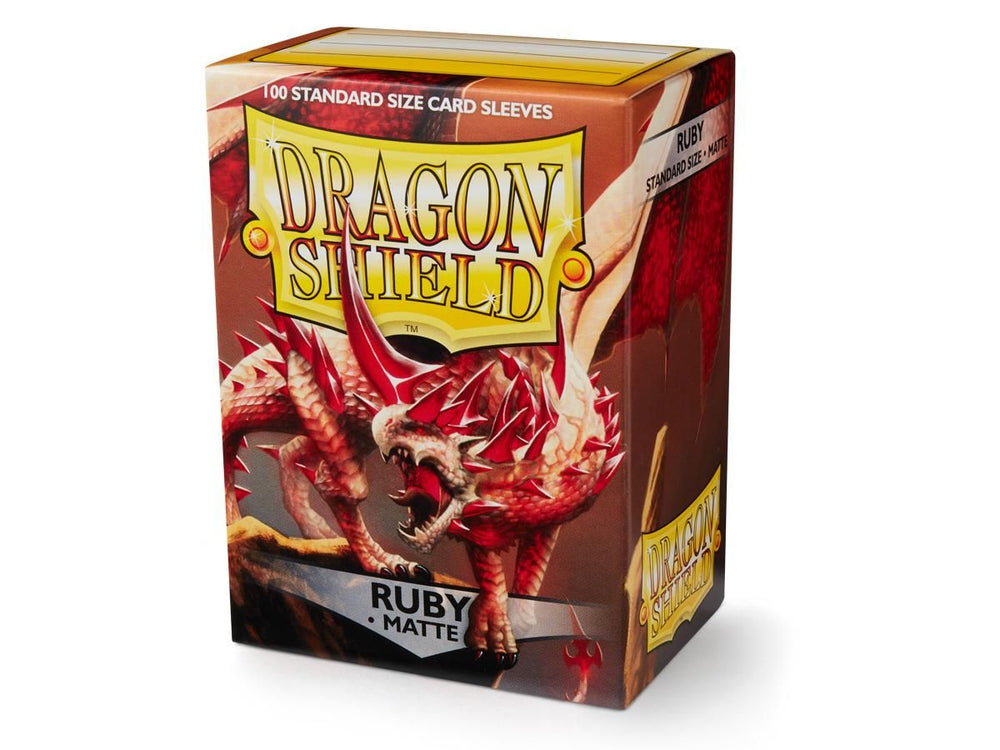 Sleeves - Dragon Shield - Box 100 - Ruby MATTE