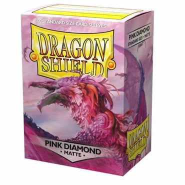 Dragon Shield - Box 100 - Pink Diamond MATTE