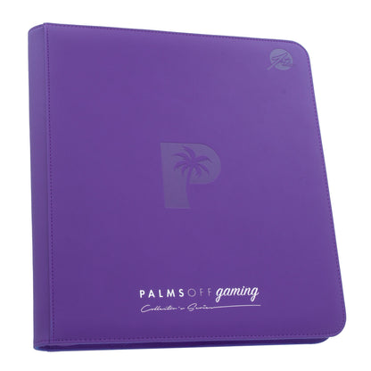 Collector's Series 12 Pocket Zip Trading Card Binder - PURPLE