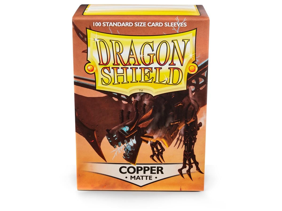 Dragon Shield Sleeves - Box 100 - Copper MATTE