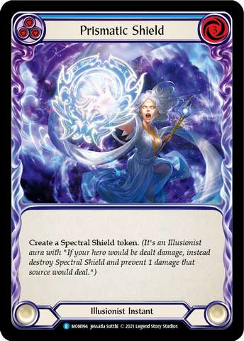 Prismatic Shield (Blue) [MON094] (Monarch)  1st Edition Normal