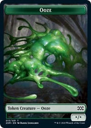 Ooze // Tuktuk the Returned Double-Sided Token [Double Masters Tokens]