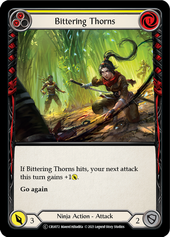 Bittering Thorns [U-CRU072] (Crucible of War Unlimited)  Unlimited Rainbow Foil