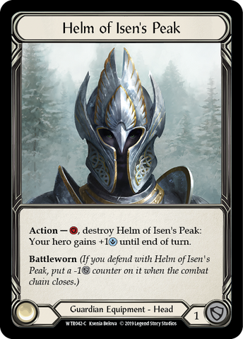 Helm of Isen's Peak [WTR042-C] (Welcome to Rathe)  Alpha Print Cold Foil