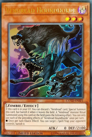 Vendread Houndhorde [COTD-ENSP1] Ultra Rare