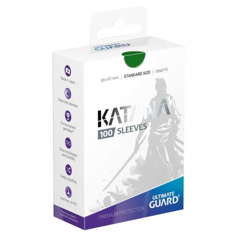 Ultimate Guard Katana Standard Size Sleeves - Jade Garden (100)