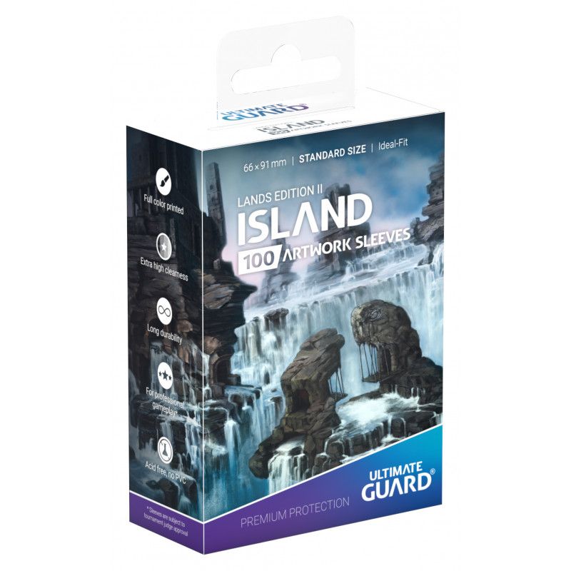 Ultimate Guard Lands Edition 2 Island Standard Sleeves