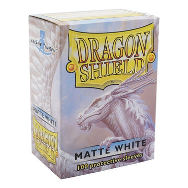 Dragon Shield Sleeves - Box 100 - White MATTE