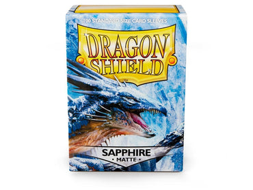 Dragon Shield Sleeves - Box 100 - Sapphire MATTE